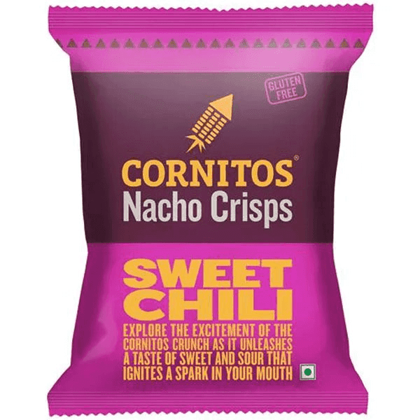 cornitos nacho crisps sweet chili 150 gm 