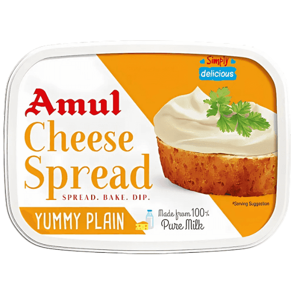 amul yummy plain cheese spread 200 gm 
