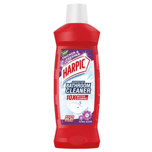 harpic floral bloom disinfectant bathroom cleaner 500 ml