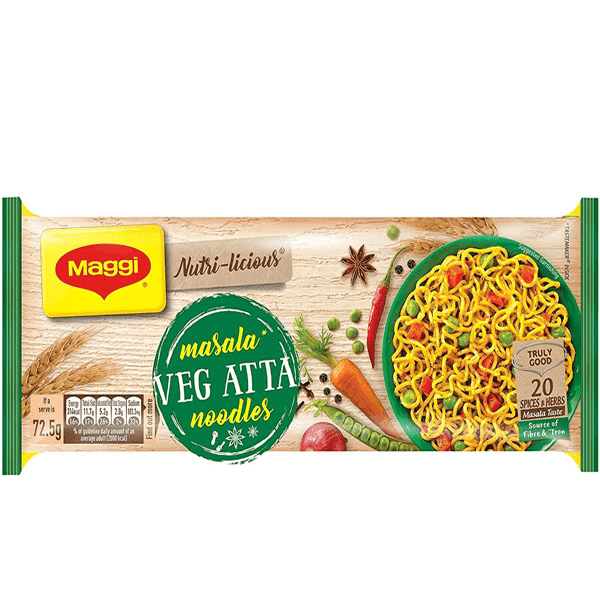 maggi masala veg atta noodles 4 pack 290 gm