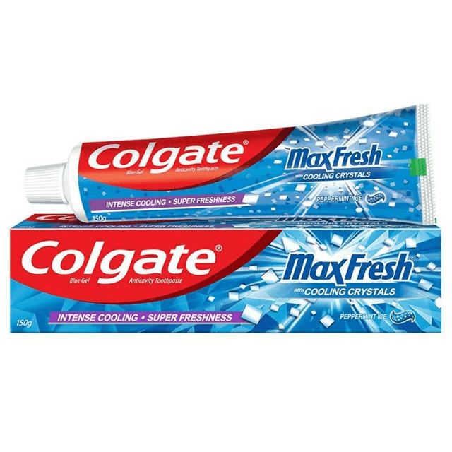 colgate max fresh peppermint ice tooth paste 150 gm