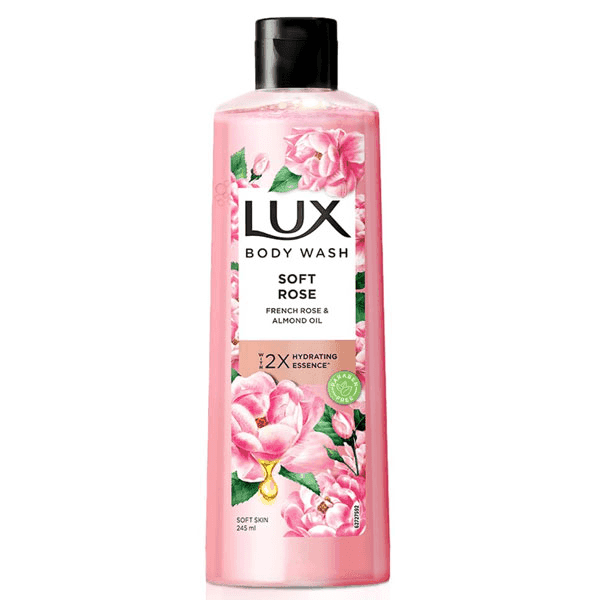 lux soft rose body wash 245 ml
