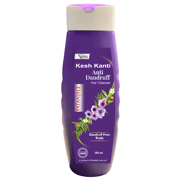patanjali kesh kanti anti-dandruff hair cleanser 180 ml