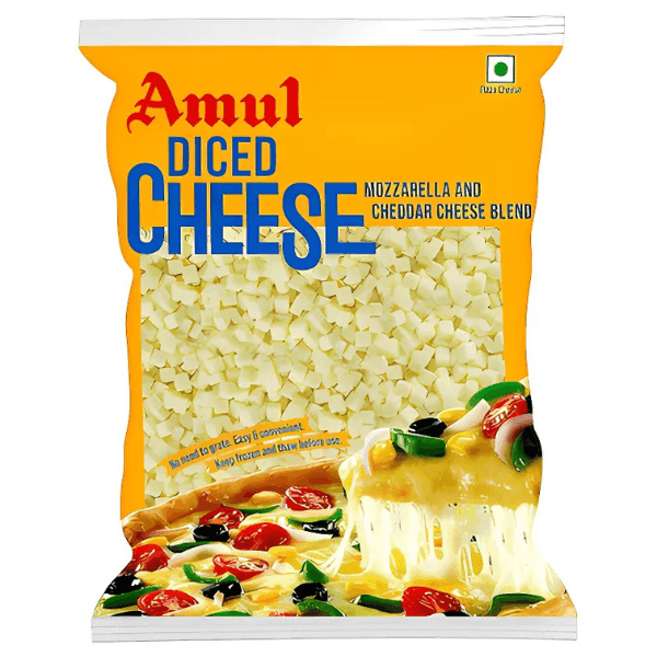 amul diced cheese 200 gm