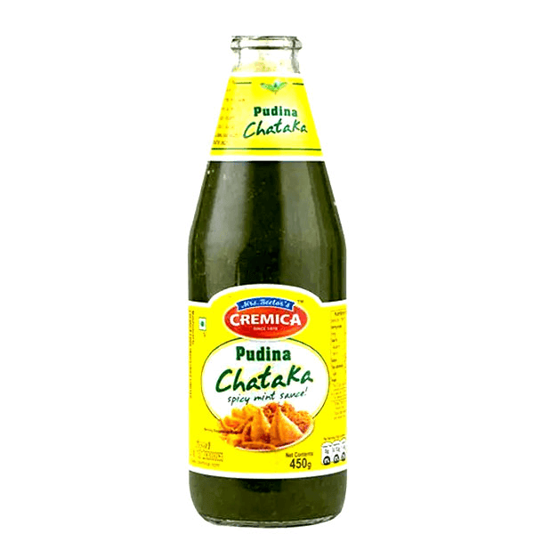 cremica pudina chutney chataka 450 gm