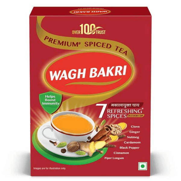 wagh bakri premium spiced tea 250 gm