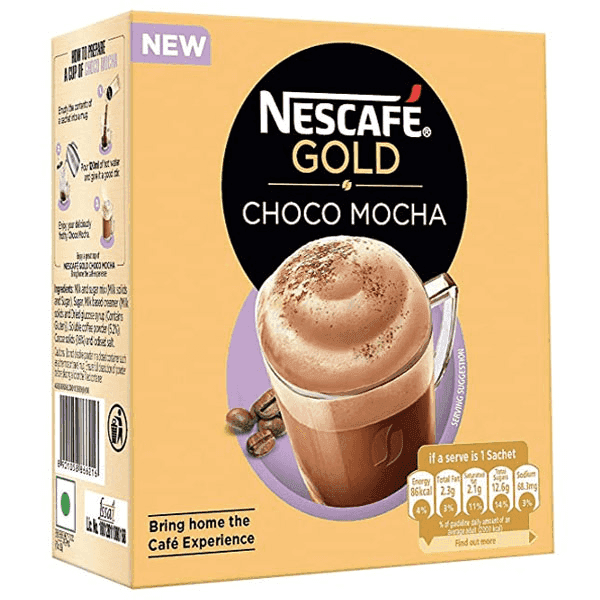 nescafe gold choco mocha instant coffee 125 gm (box)