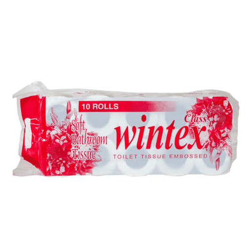 wintex class toilet tissue embossed 99*100 mm 170 sheets*10 rolls 