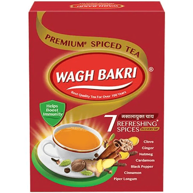 wagh bakri premium spiced tea 500 gm