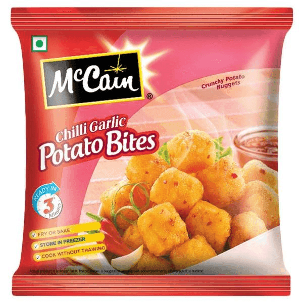 mccain chilli garlic potato bites 1.24 kg
