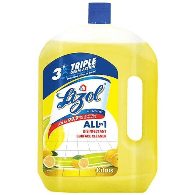 lizol citrus disinfectant surface cleaner 2 ltr