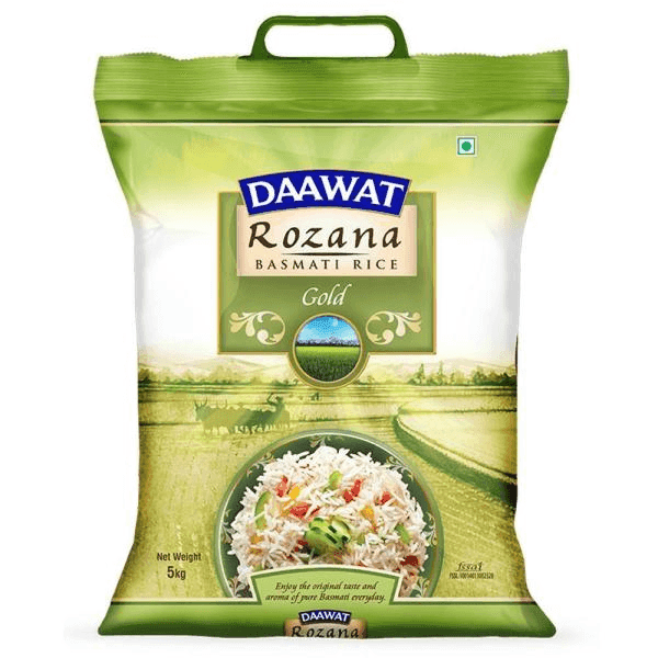 daawat rozana gold basmati rice 5 kg