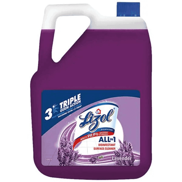lizol lavender disinfectant surface cleaner 5 ltr