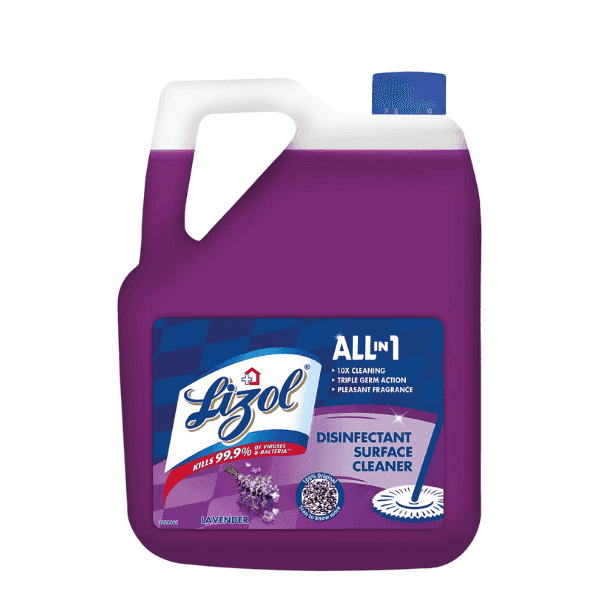lizol lavender disinfectant surface cleaner 5 ltr