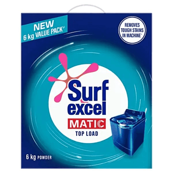 surf excel matic top load detergent powder 6 kg