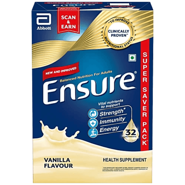 ensure vanilla flavour health supplement 950 gm