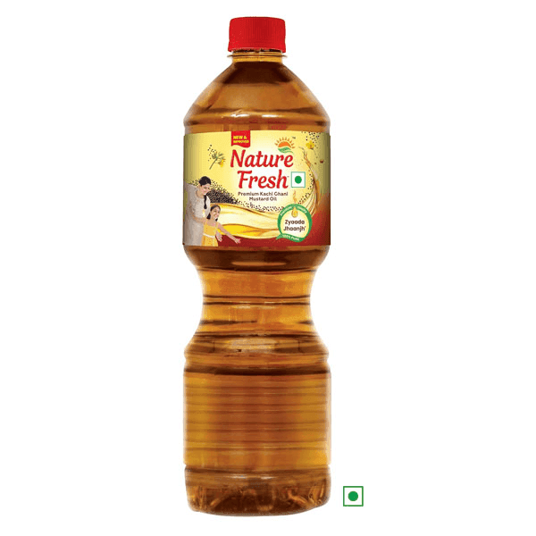 nature fresh kacchi ghani mustard oil 1 ltr