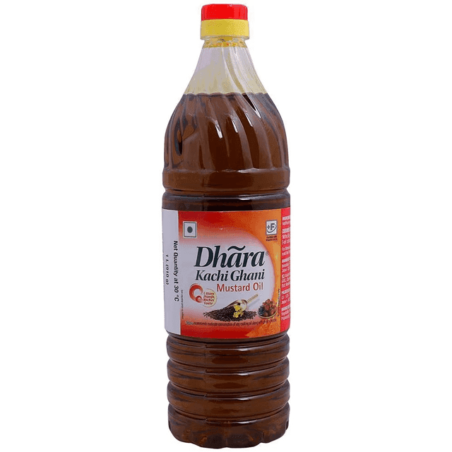 dhara kachi ghani mustard oil 1 ltr