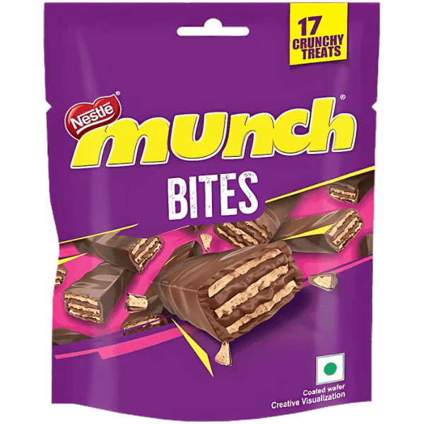 nestle munch bites coated wafer 17*8.9 gm (combo pack)