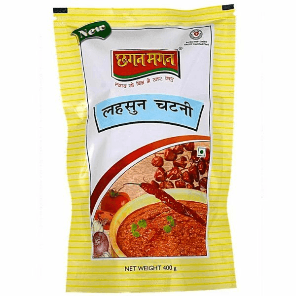 chhagan magan lehsun chutney 400 gm