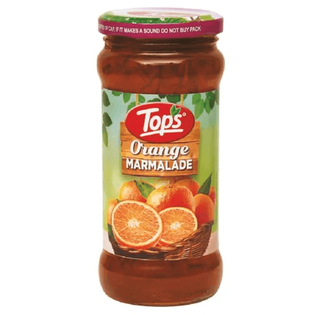 tops orange marmalade jam 475 gm