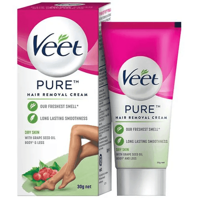veet pure dry skin hair removal cream 30 gm