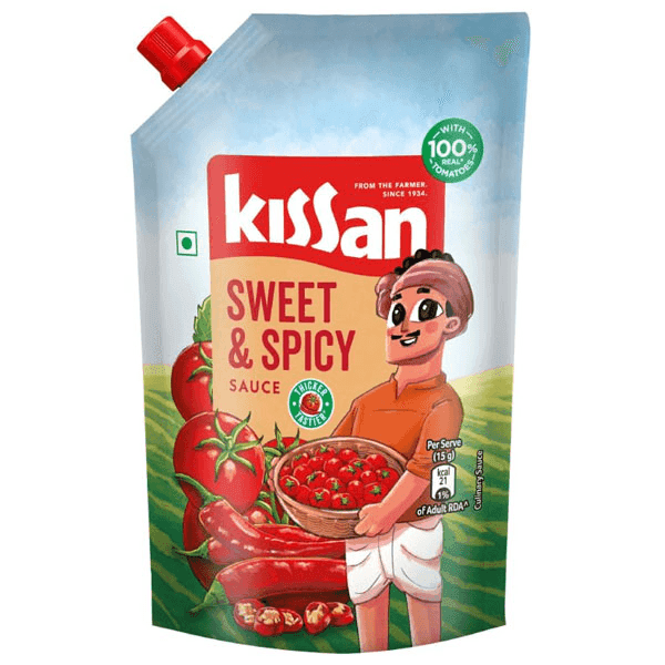 kissan sweet & spicy sauce 415 gm