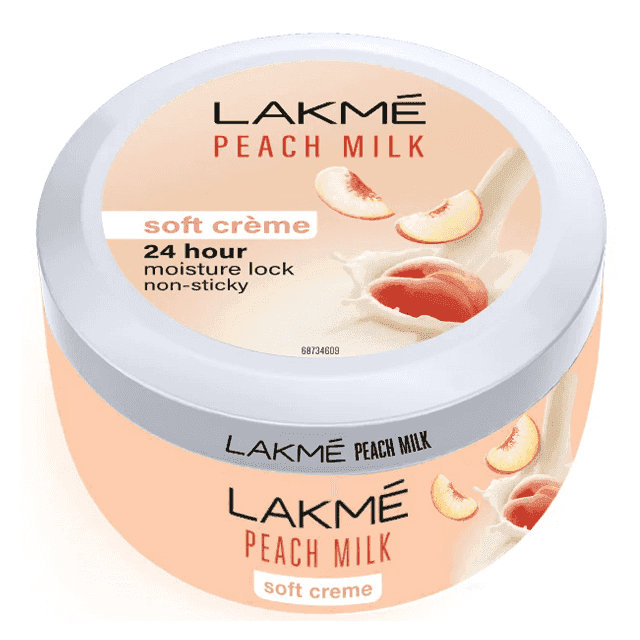 lakme peach milk vit e creme moisture-riser 200 gm