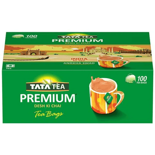 tata tea premium tea bags 100 n*1.8 gm