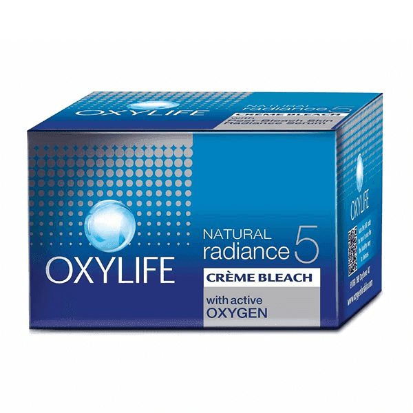 oxylife natural radiance 5 creme bleach 9 gm