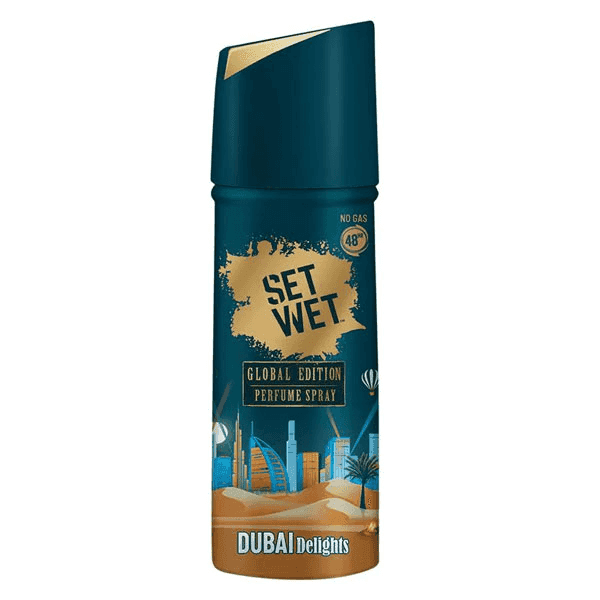 set wet dubai delights perfume spray 120 ml (buy 1 get 1 free)