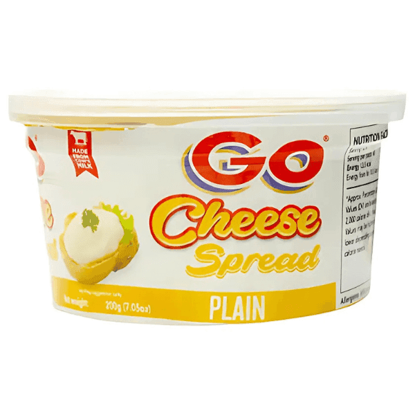 go plain cheese spread 200 gm