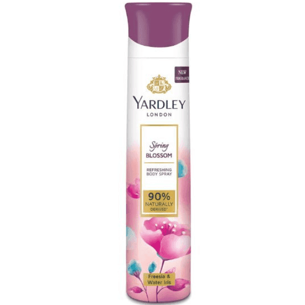yardley london spring blossom refreshing body spray 150 ml