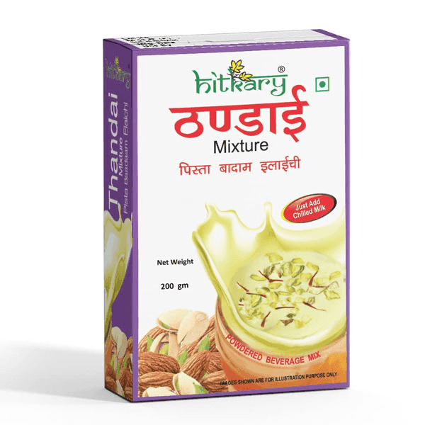 hitkary thandai pista badam elaichi powder 200 gm