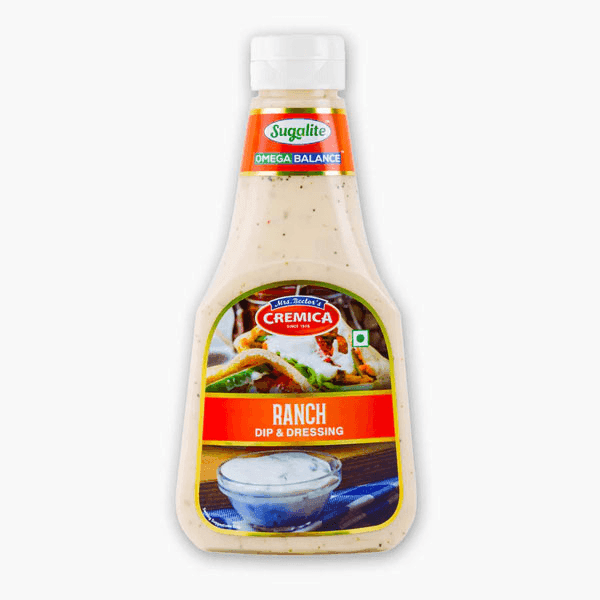 cremica ranch dip & dressing sauce 350 gm