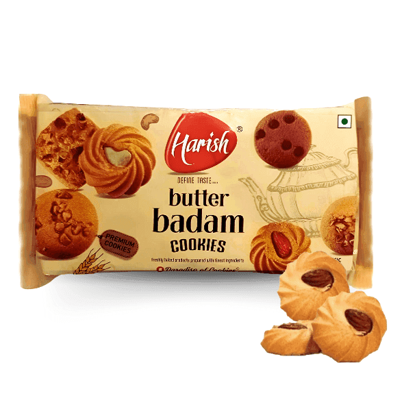 harish butter badam cookies 400 gm