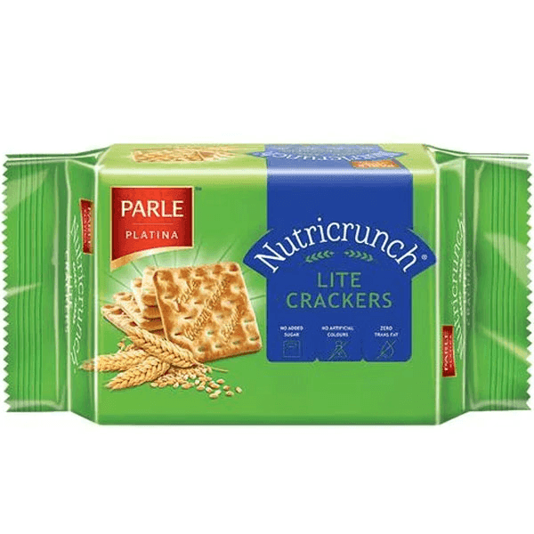 parle nutricrunch lite crackers biscuits 200 gm