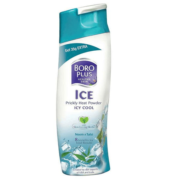 boro plus icy cool neem & tulsi prickly heat powder 150 gm