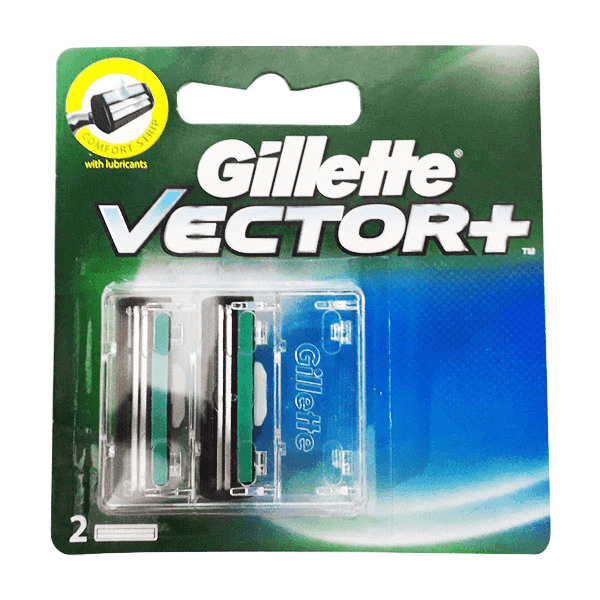 gillette vector+ 2 cartridges