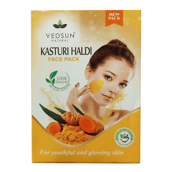 vedsun kasturi haldi face pack 100 gm