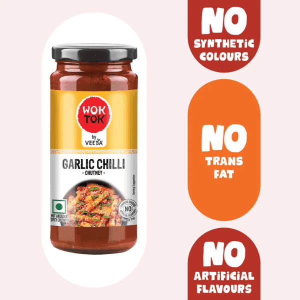 veeba garlic chilli chutney 250 gm