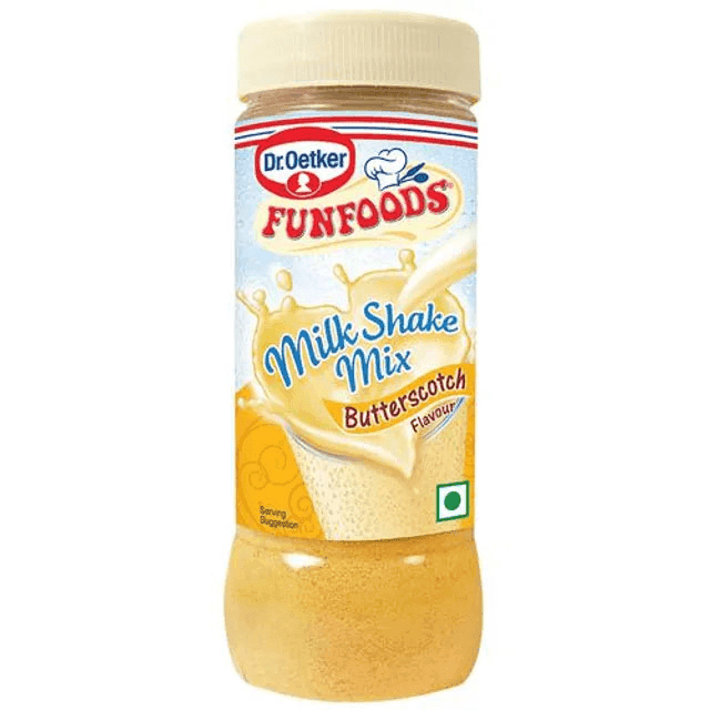 funfoods milkshake mix butterscotch 200 gm
