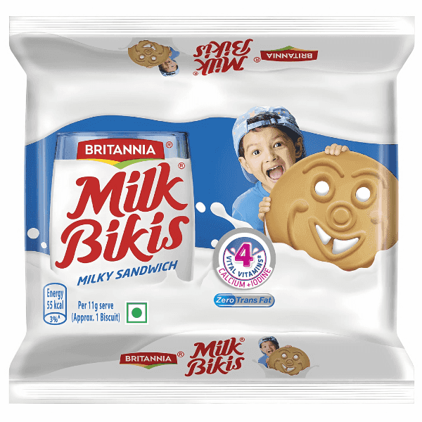 britannia milk bikis cream biscuits 200 gm