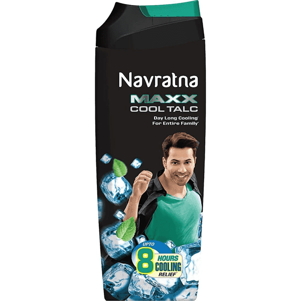 navratna maxx cool talc 400 gm
