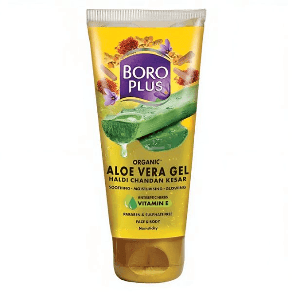 boro plus aloe vera gel (haldi chandan kesar) 150 ml