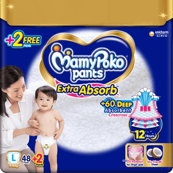 mamy poko pants l-48+2 pants (9-14 kg)