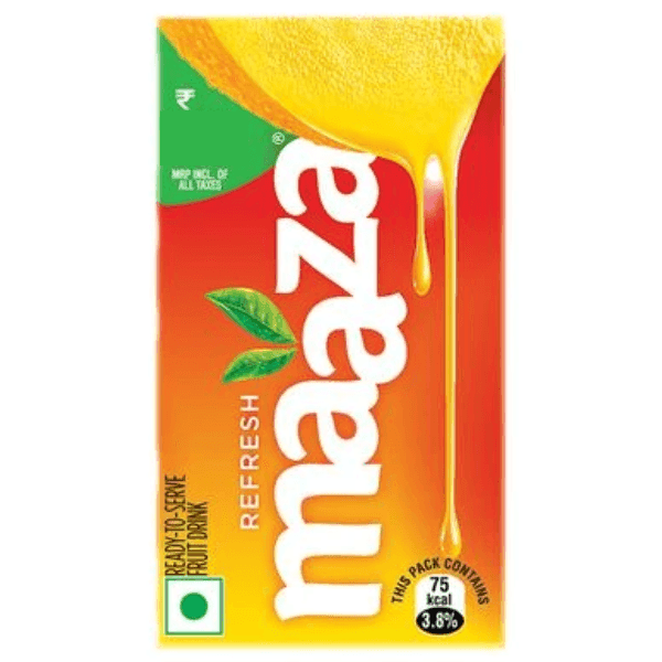 maaza refresh mango fruit drink 40 pcs*125 ml (tetra pack) 