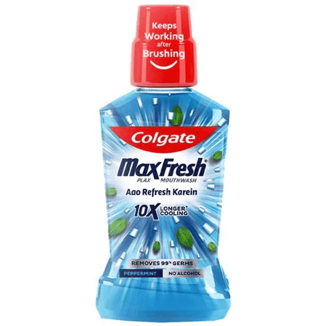 colgate max fresh plax peppermint mouthwash 500 ml 