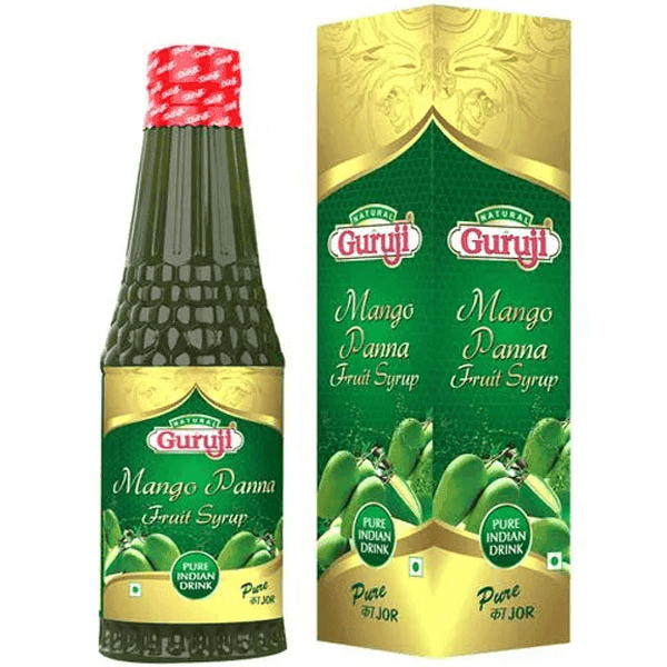 guruji mango panna fruit syrup 750 ml