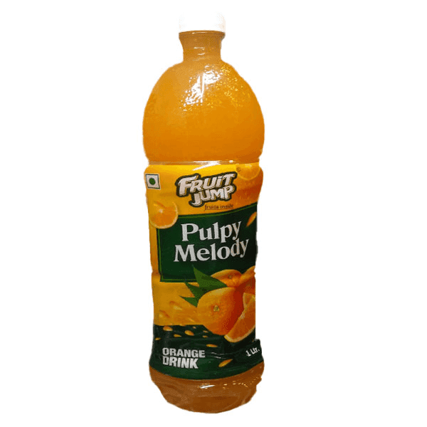 fruit jump pulpy melody orange drink 1 ltr